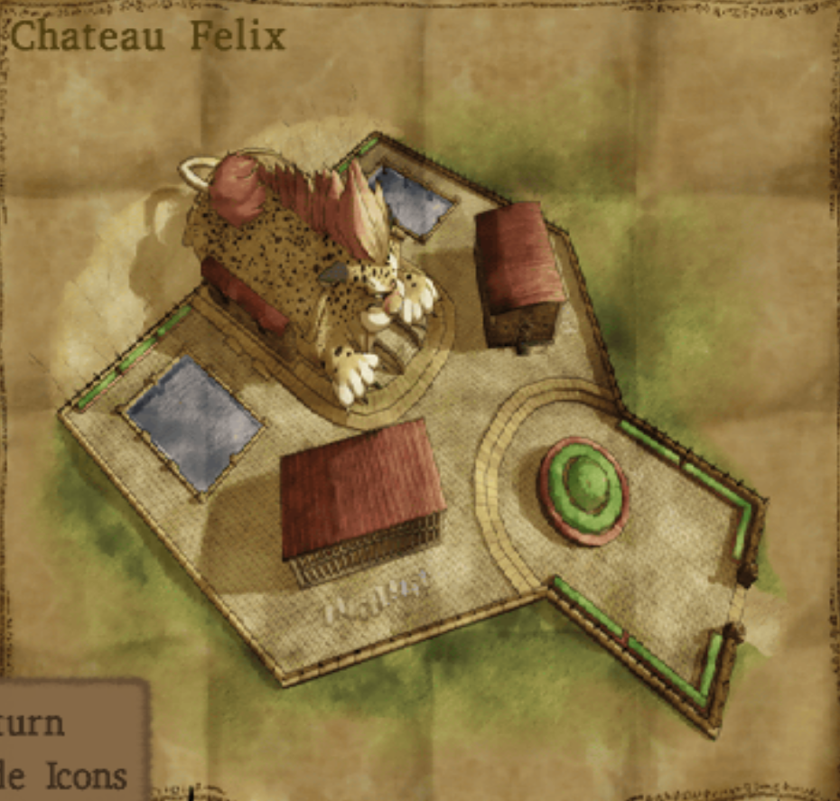 Map of Chateau Felix